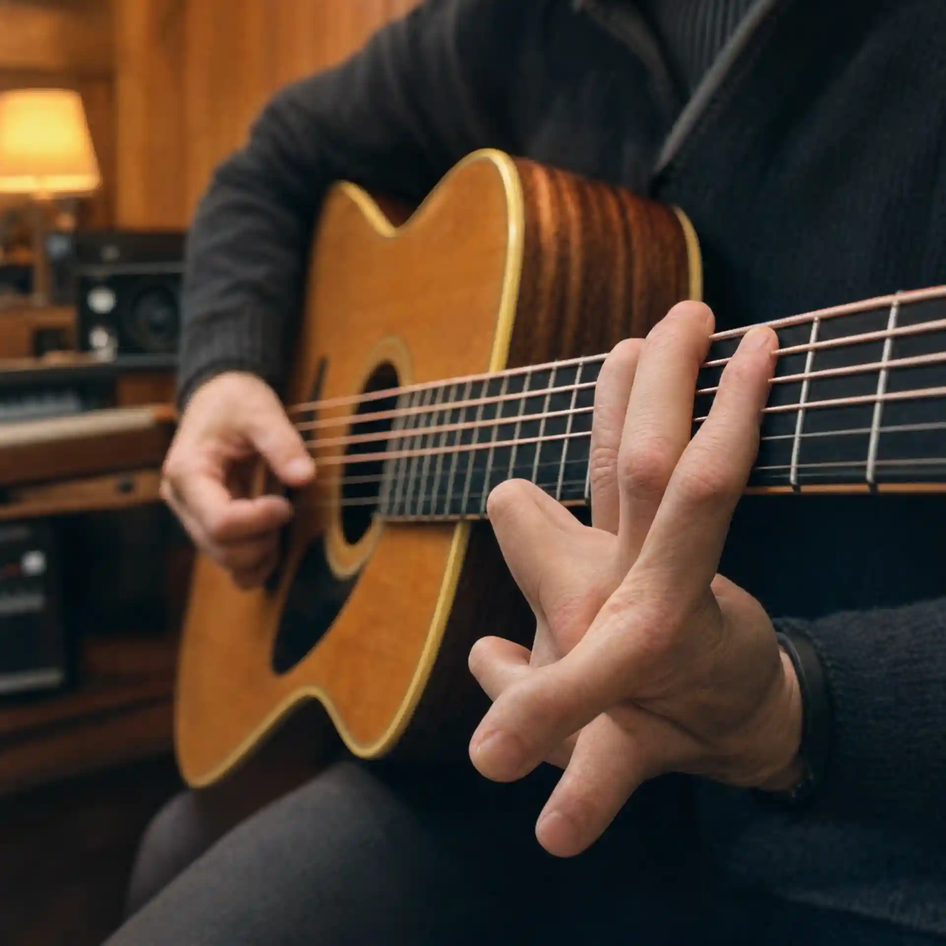 An arrangement breakdown shows drums, guitars, and layered parts behaving in ways a real band would struggle to perform, which sharpens judgment during listening checks.