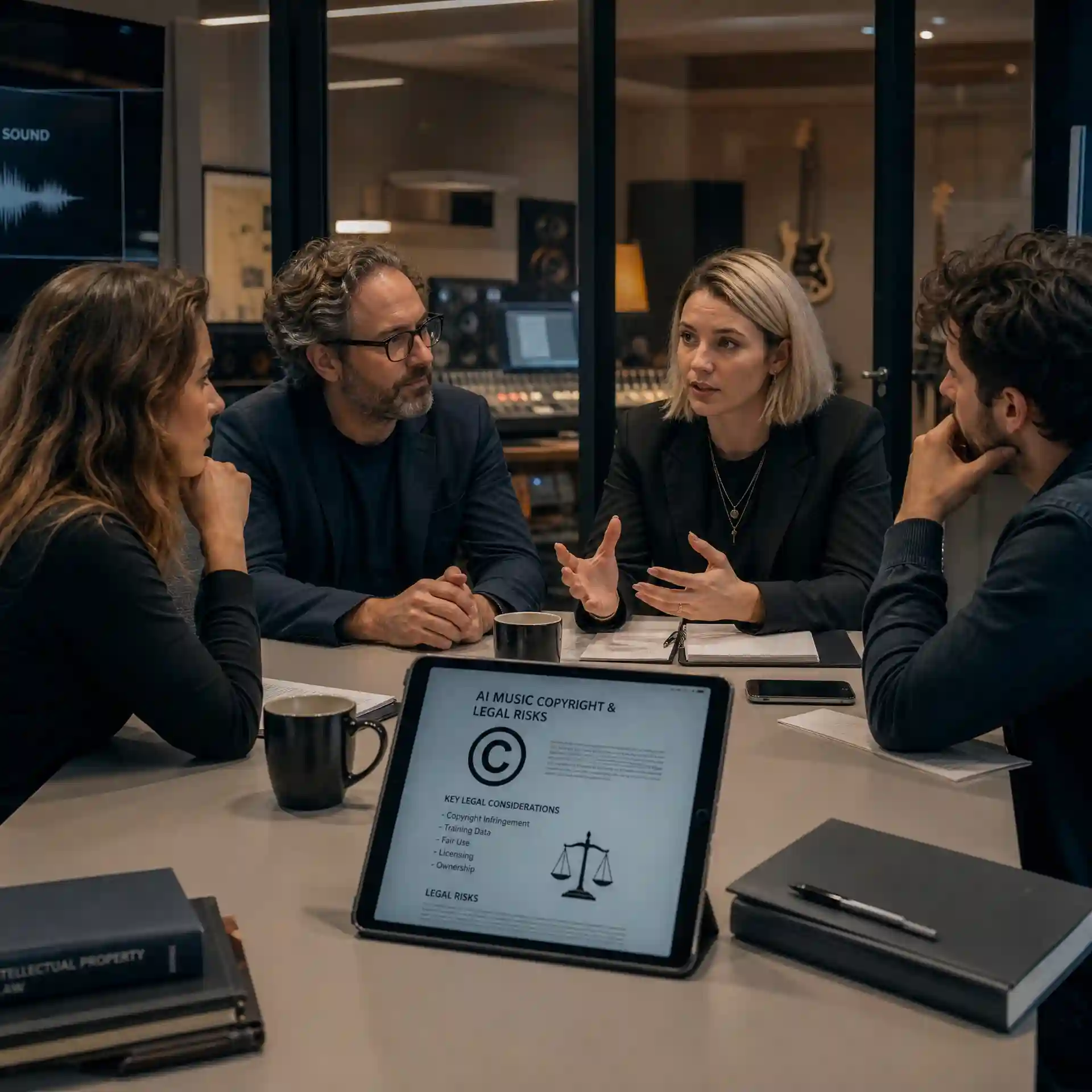 Technical challenges and ethical issues in AI music generation are visible in a commercial review workspace where teams document source material, model limits, licensing terms, human edits, and approval steps before delivering audio to a client or publishing channel. for dependable daily publishing decisions