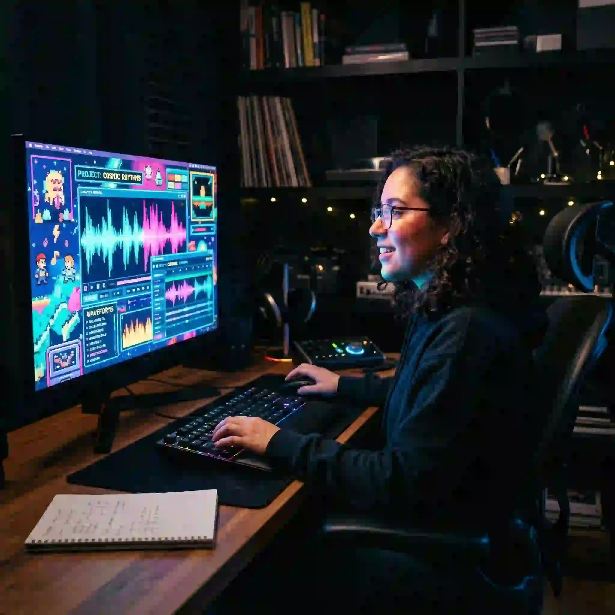 Start creating now with the best 8 bit music generator tool and bring your vintage audio dreams to life instantly.
