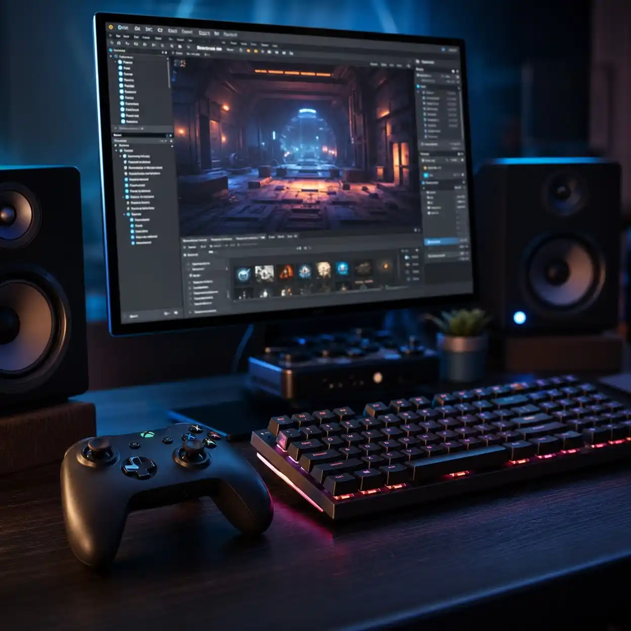 AI bgm generator for video game development.