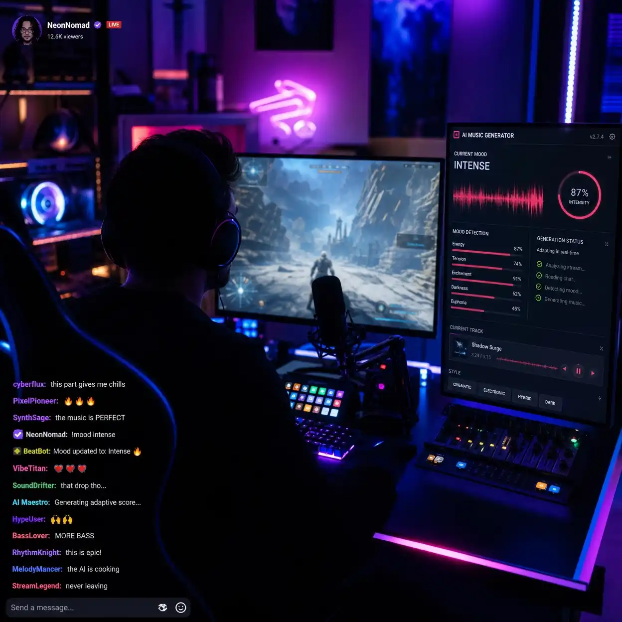 Live Streaming Backgrounds