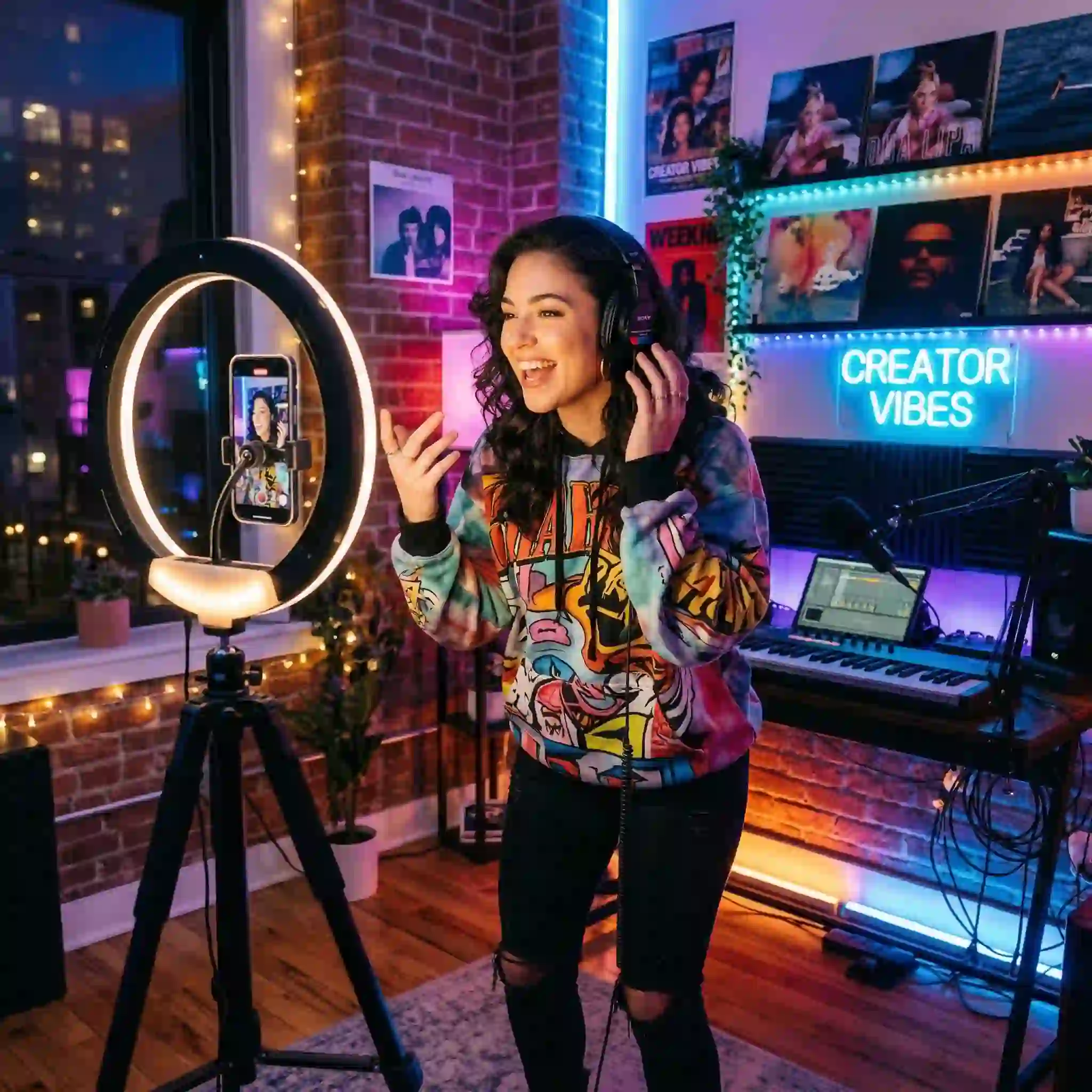 Content creators use our AI rap generator to produce catchy background tracks and elevate their social media presence with engaging audio.