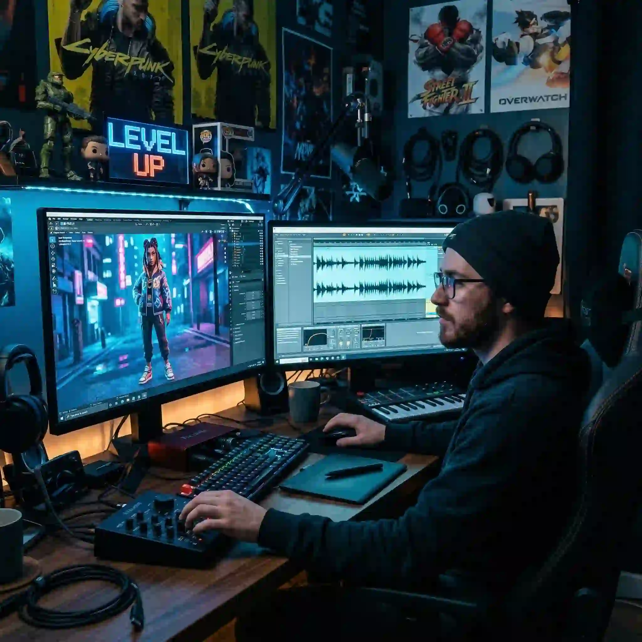 Game developers use our AI rap generator for efficient character voices and dynamic soundtracks with authentic hip-hop dialogue on a budget.
