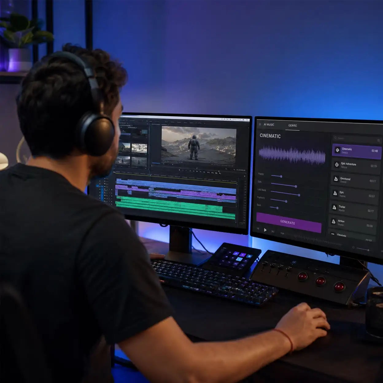 3. Video and podcast creators choosing background music