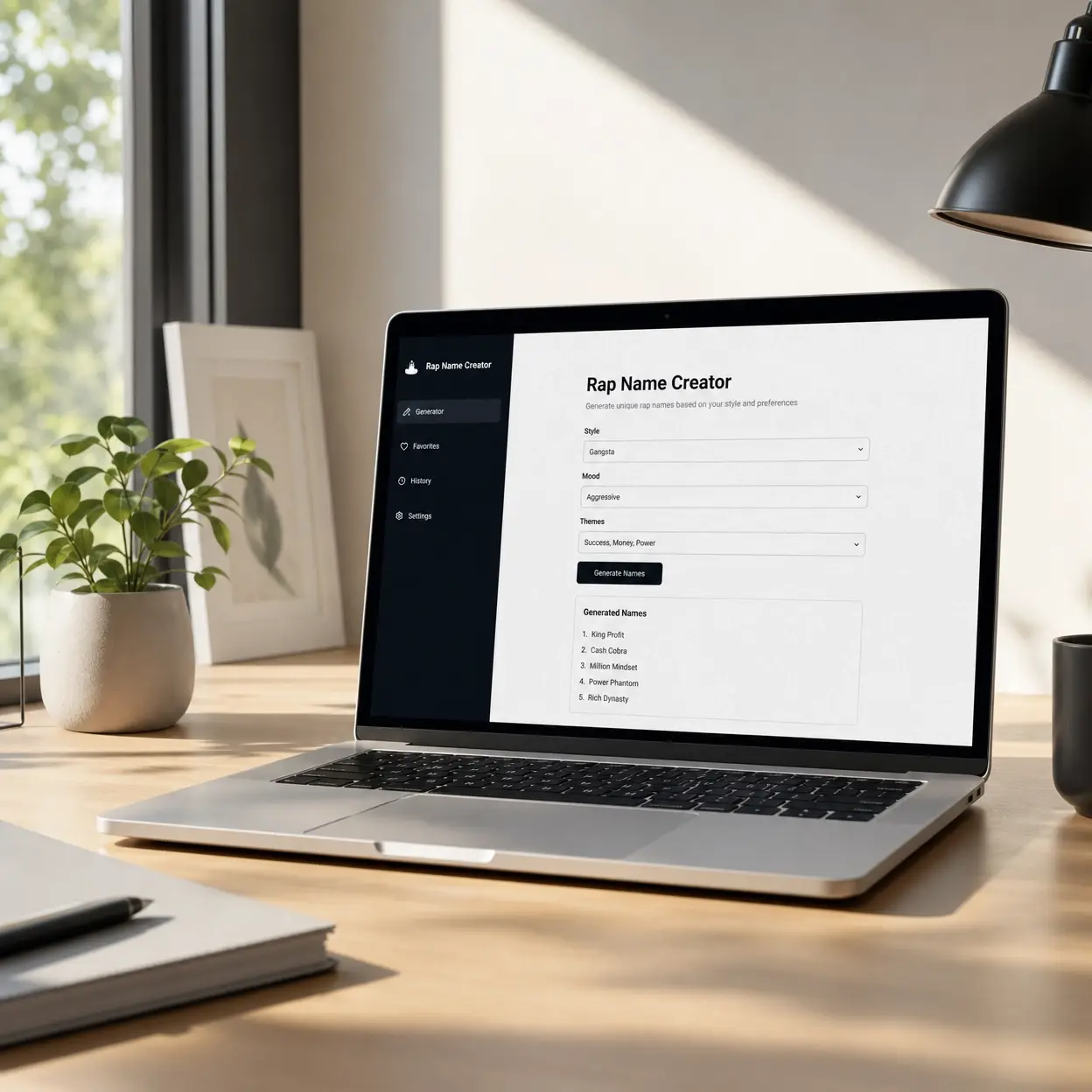 Create usable names in minutes